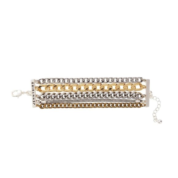 JENNY BIRD Austin Cuff - Mix Metal Bracelet - Picture 1 of 3